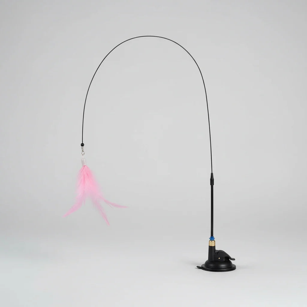 Cat Teaser Toy - Feather Wand